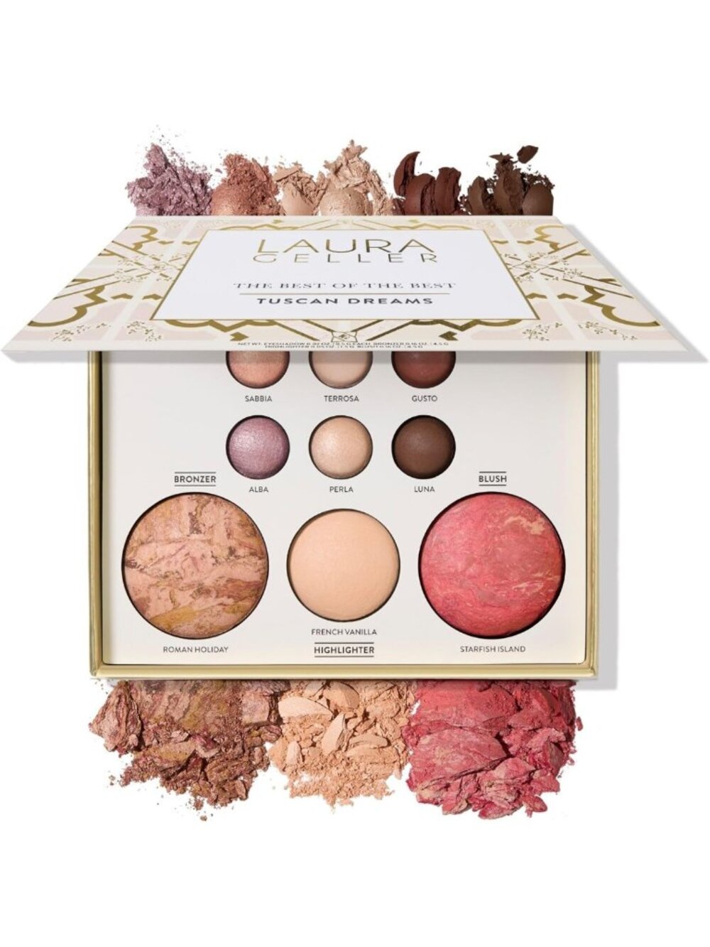 Baked Eyeshadow Palette - Tuscan Dreams, Versatile Shades for Stunning Looks